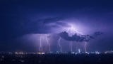 Blitz Lightning Stadt City