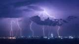Lightning threatens city