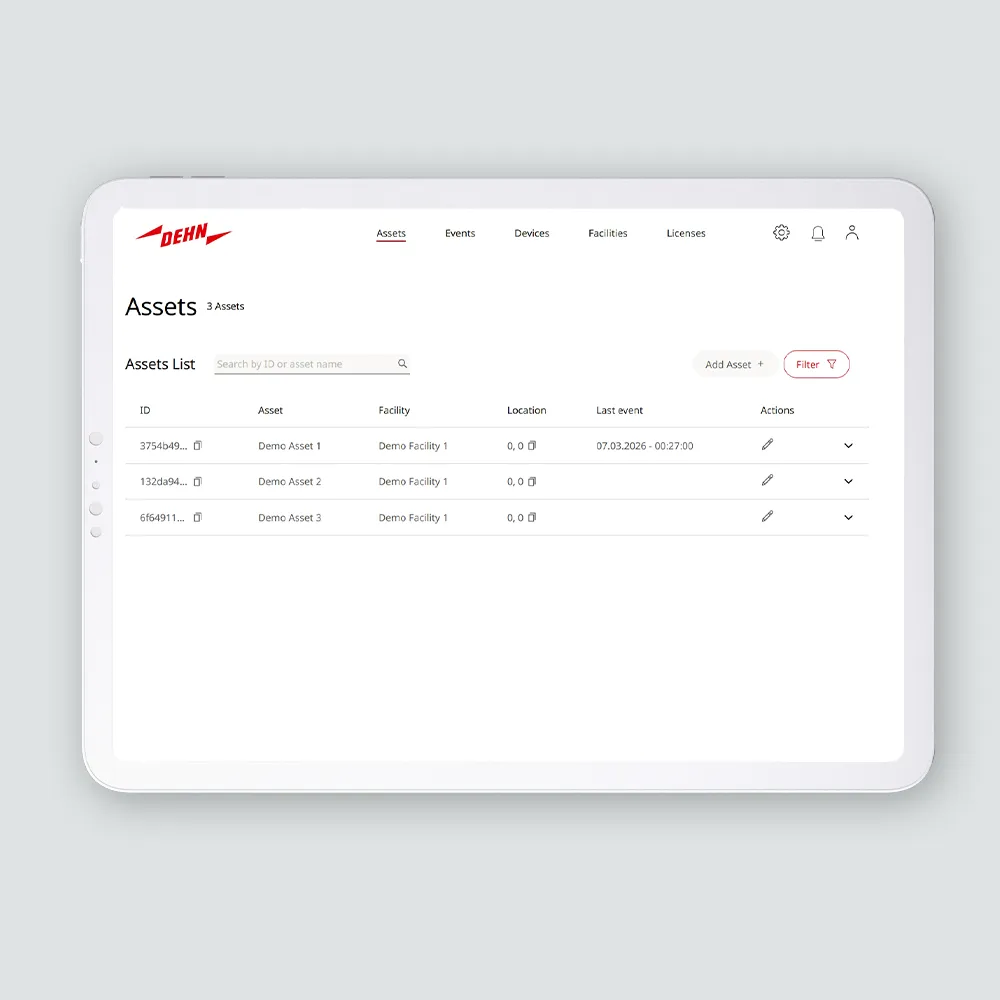 DEHNshpere assets laptop