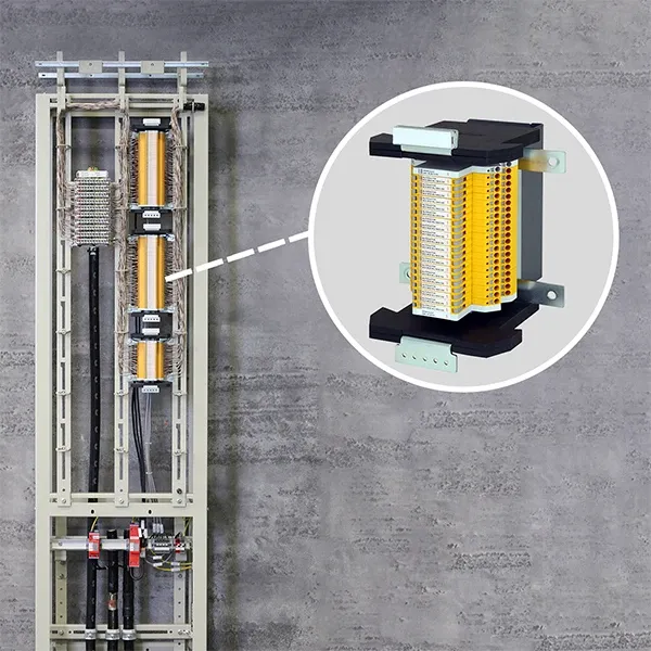 Cable termination rack by DEHN