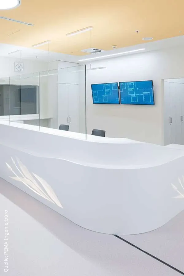 Reception of Ingolstadt Hospital