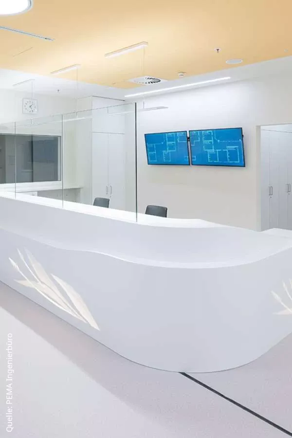 Reception of Ingolstadt Hospital